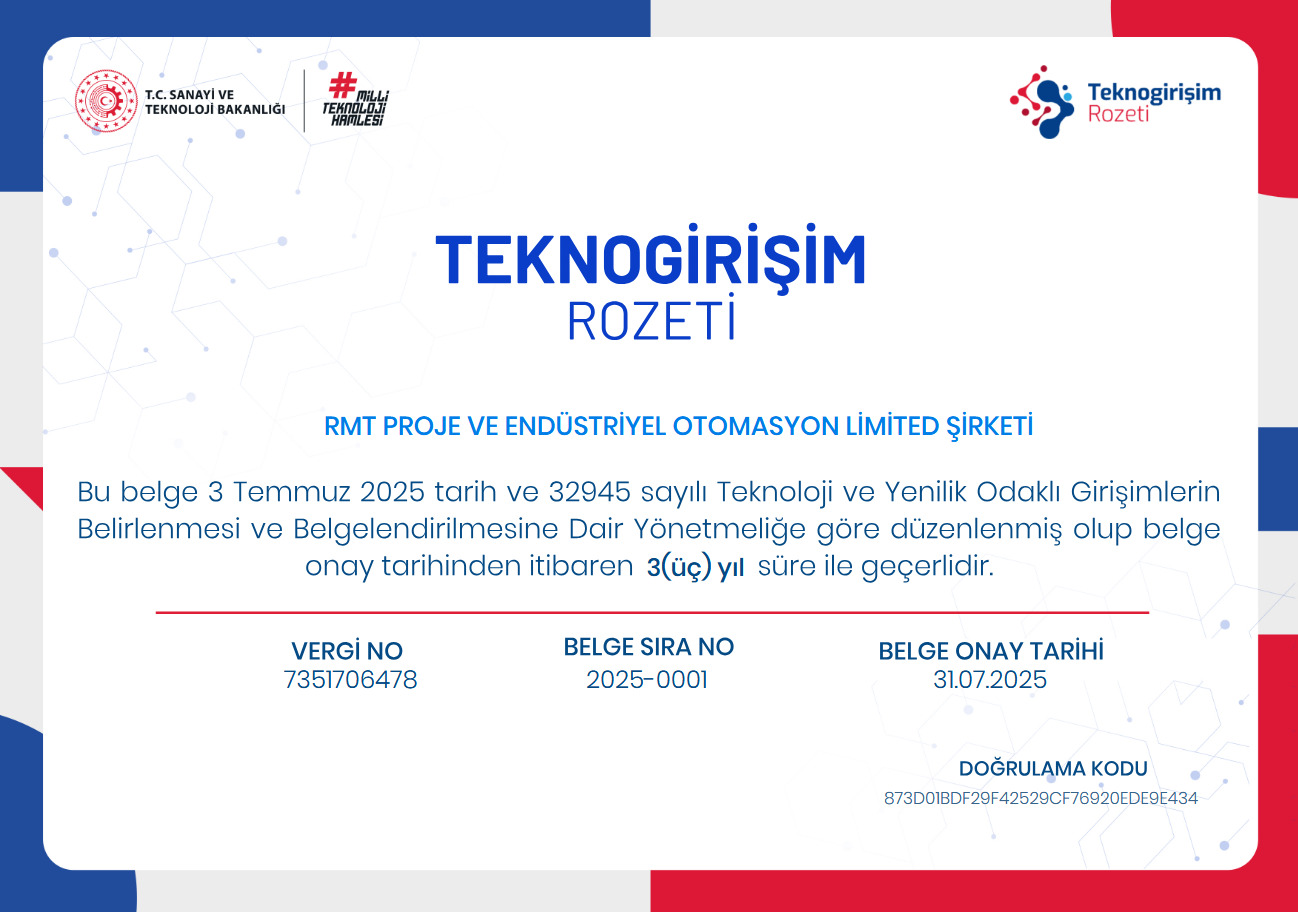 Teknogirişim Rozeti Sertifikası